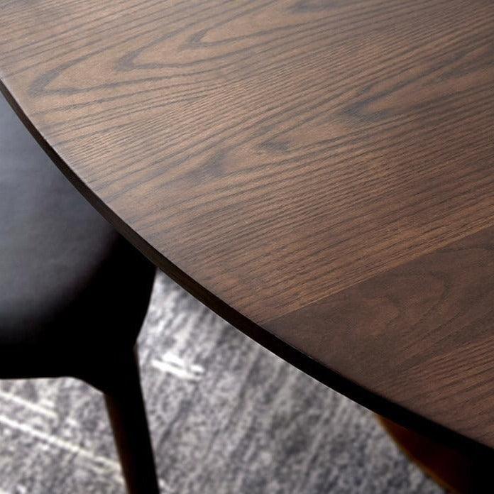 Emil Solid Wood Pedestal Dining Table