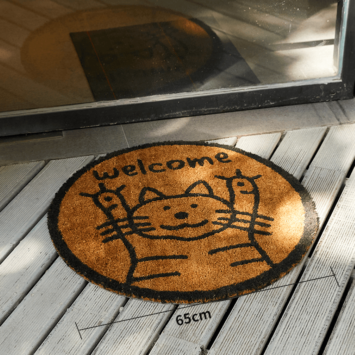 Jeanne Natural Coco Non-Slip Door Mat