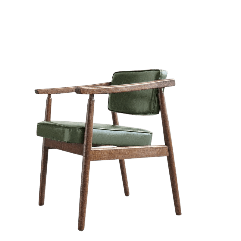 Neci Upholstered Solid Wood Armchair