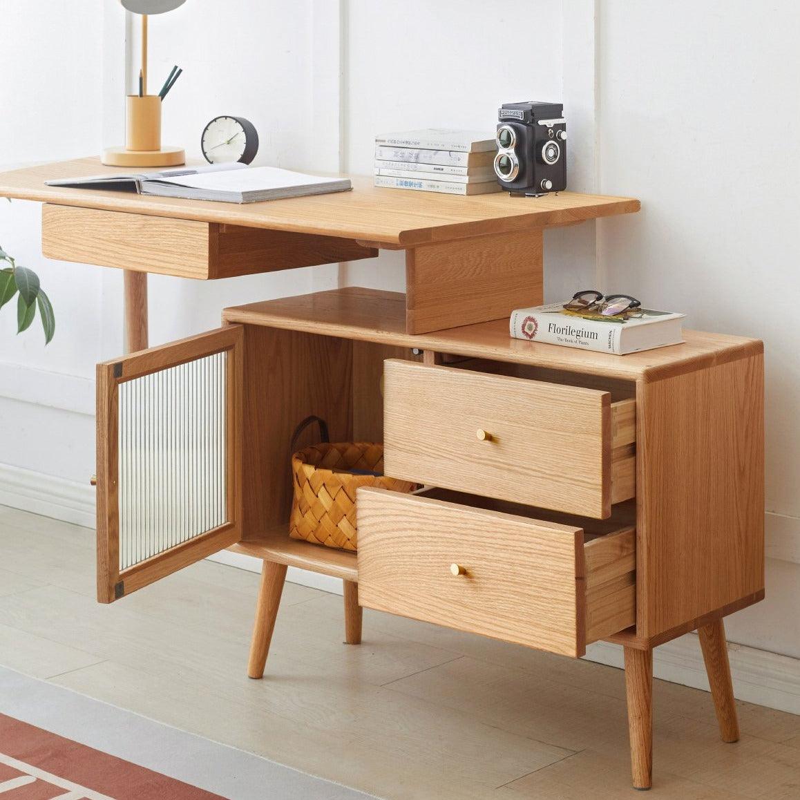 Adel Desk with Cabinet