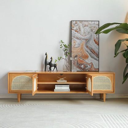 Ake Solid Wood TV Cabinet