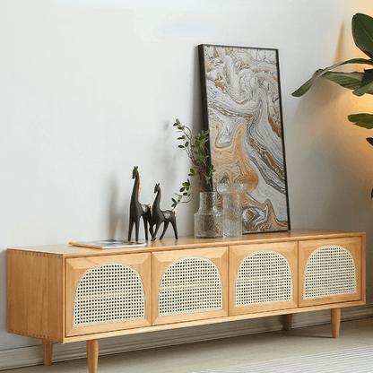 Ake Solid Wood TV Cabinet