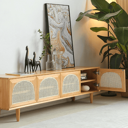 Ake Solid Wood TV Cabinet