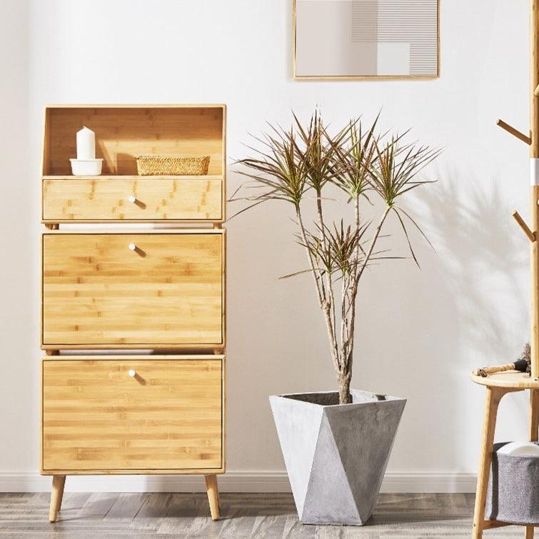 Alf Bamboo Shoe Storage Cabinet