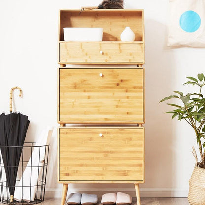 Alf Bamboo Shoe Storage Cabinet