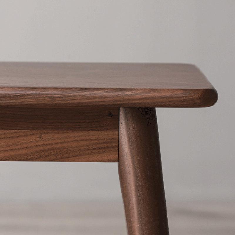 Alfie Solid Wood Coat Rack with Shoe Stool