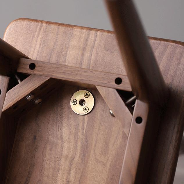 Alfie Solid Wood Coat Rack with Shoe Stool