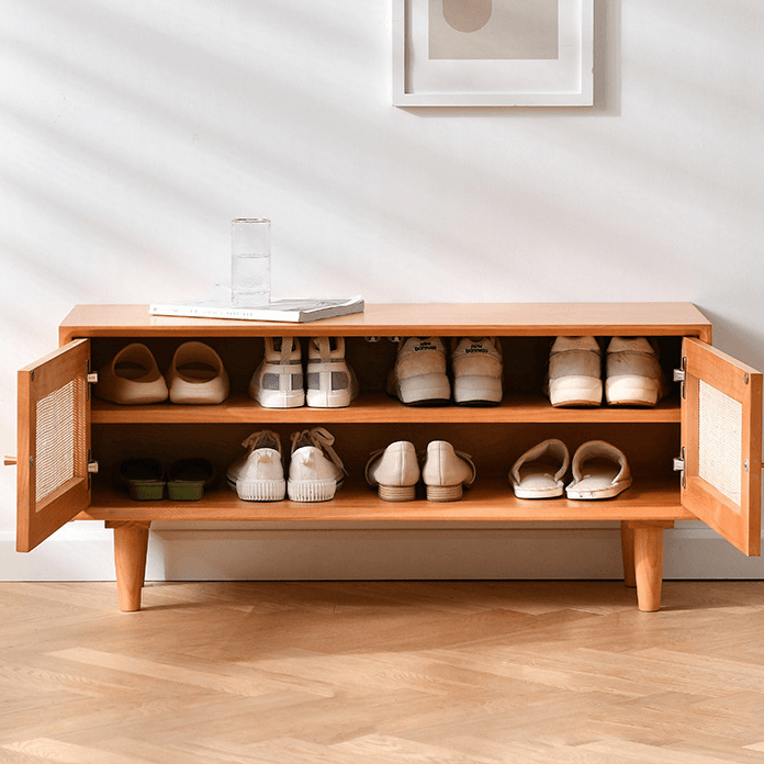 Alma Double-shelf Shoe Cabinet