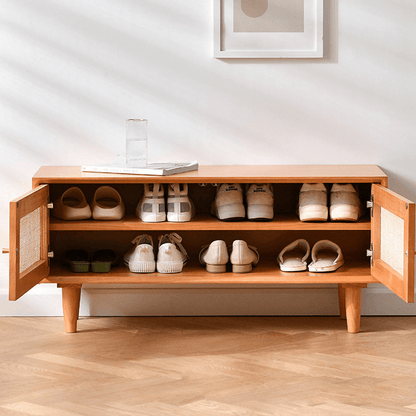 Alma Double-shelf Shoe Cabinet