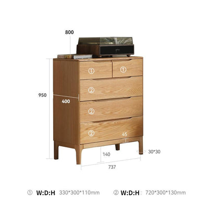 Andrezj 5 Drawer Chest