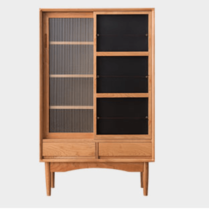 Anoushka Wood Bookcase With Chalkboard
