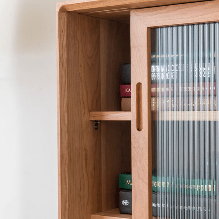 Anoushka Wood Bookcase With Chalkboard