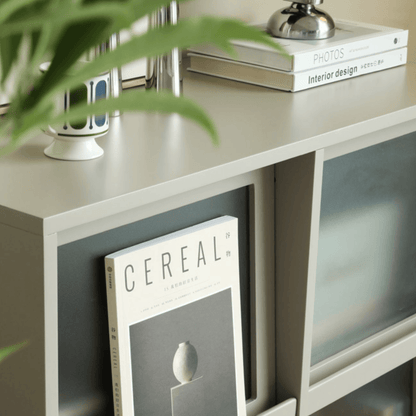 Attila Bookcase with Tilt Up Door