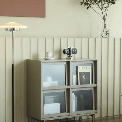 Attila Bookcase with Tilt Up Door