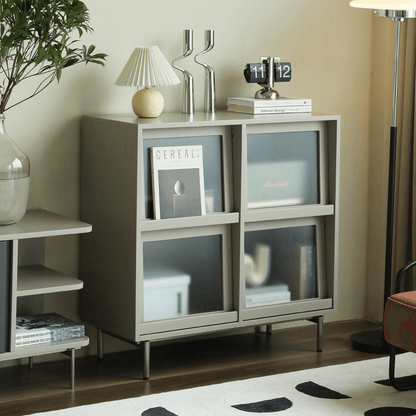 Attila Bookcase with Tilt Up Door