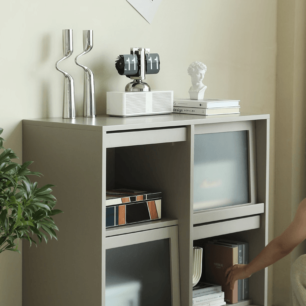 Attila Bookcase with Tilt Up Door