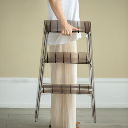 Audrey Acrylic Ladder Side Table