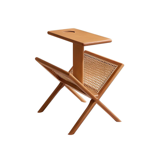 Ava End Table With Mini Bookcase