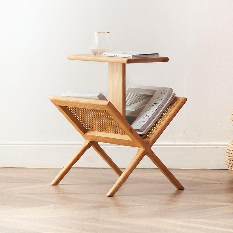 Ava End Table With Mini Bookcase