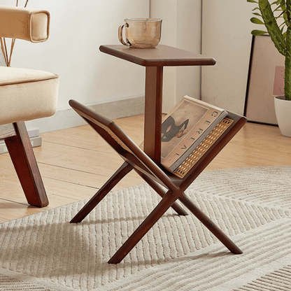 Ava End Table With Mini Bookcase