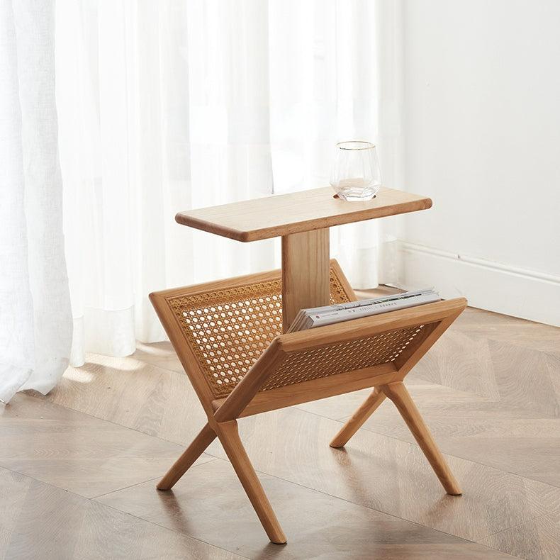 Ava End Table With Mini Bookcase