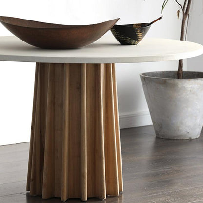 Baier Round Slate Dining Table