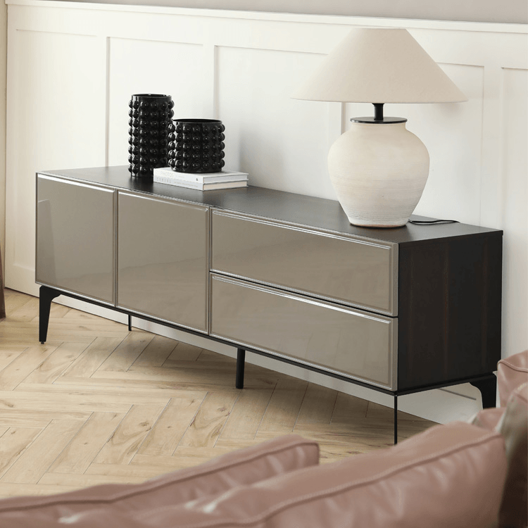 Beatrix Designer Wood TV Stand
