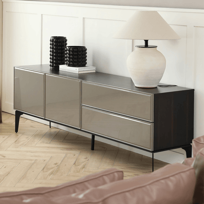 Beatrix Designer Wood TV Stand