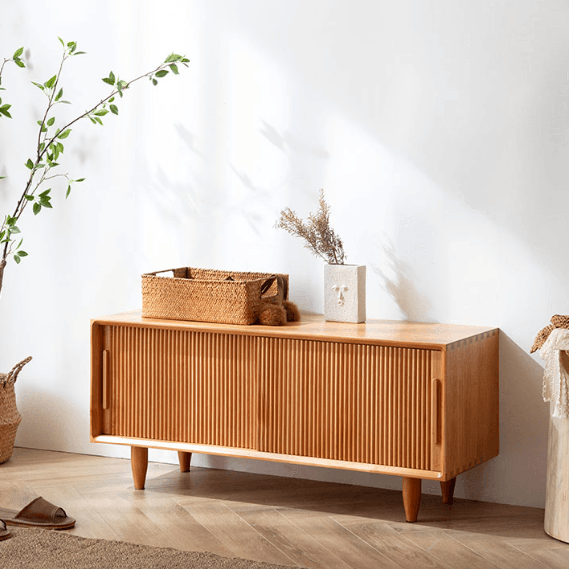 Britt Pinewood Shoe Cabinet