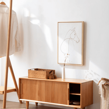 Britt Pinewood Shoe Cabinet