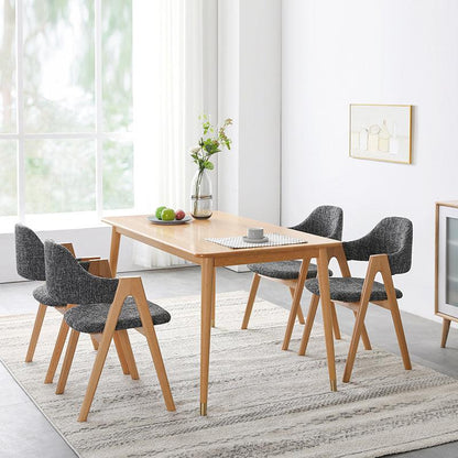 Celeste Solid Wood Backrest Dining Chair