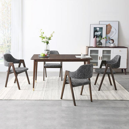 Celeste Solid Wood Backrest Dining Chair