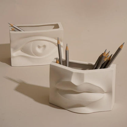 Ceramic Sculpture Pen Holder