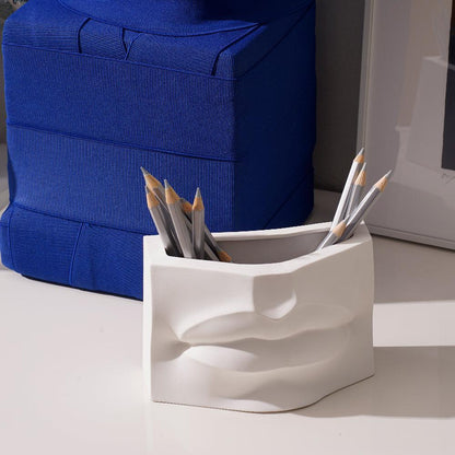 Ceramic Sculpture Pen Holder