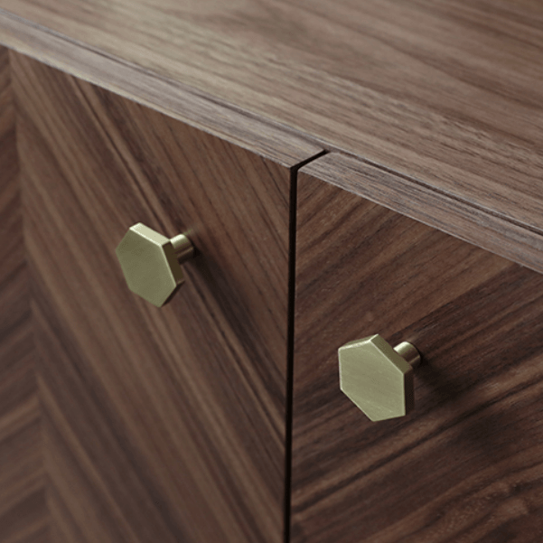 Csepel Herringbone TV Stand