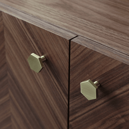 Csepel Herringbone TV Stand