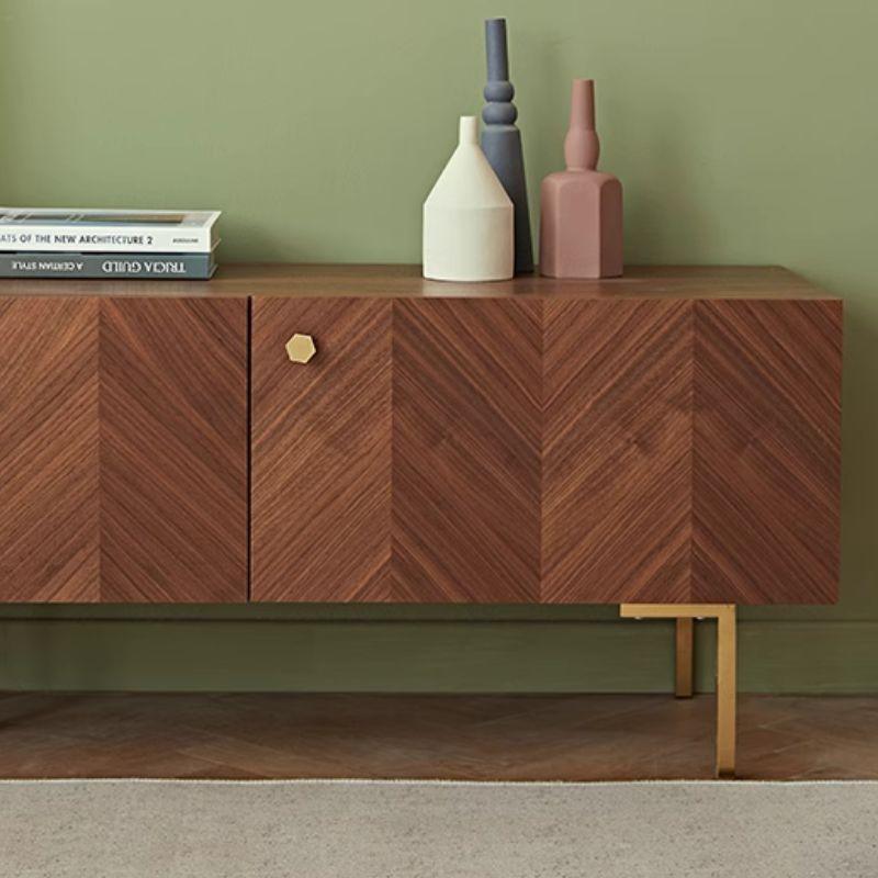 Csepel Herringbone TV Stand