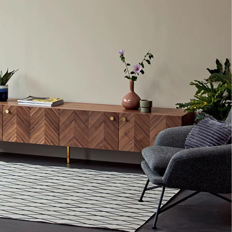 Csepel Herringbone TV Stand