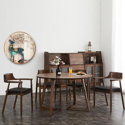 Detlef Solid Wood Dining Table
