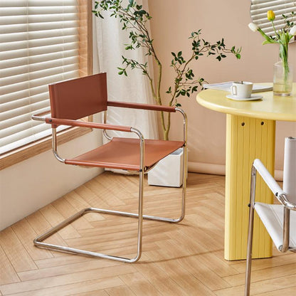 Ella Leather Dining Armchair