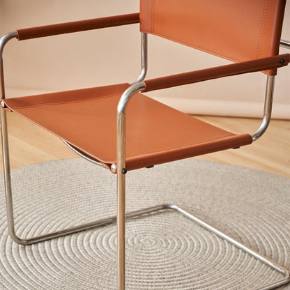 Ella Leather Dining Armchair