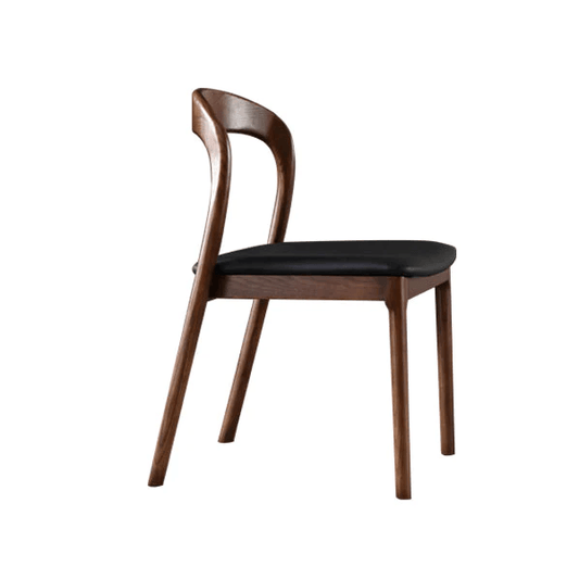 Emil Solid Wood Pedestal Dining Chair