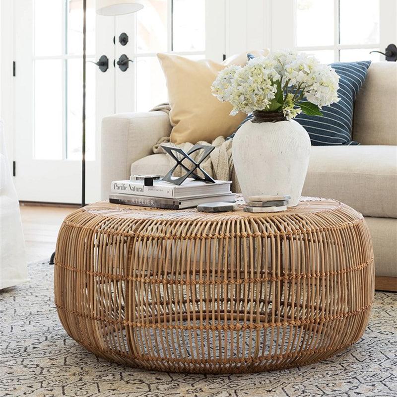 Enzo Hand-woven Rattan Coffee Table