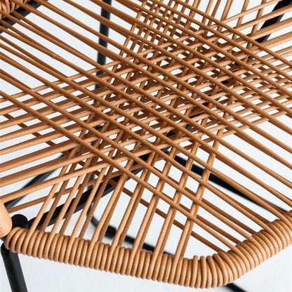 Flamur Plastic Rattan Bar Stool