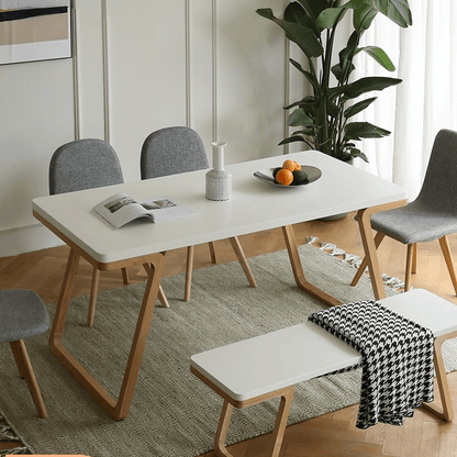 Gizela Dining Table & Bench