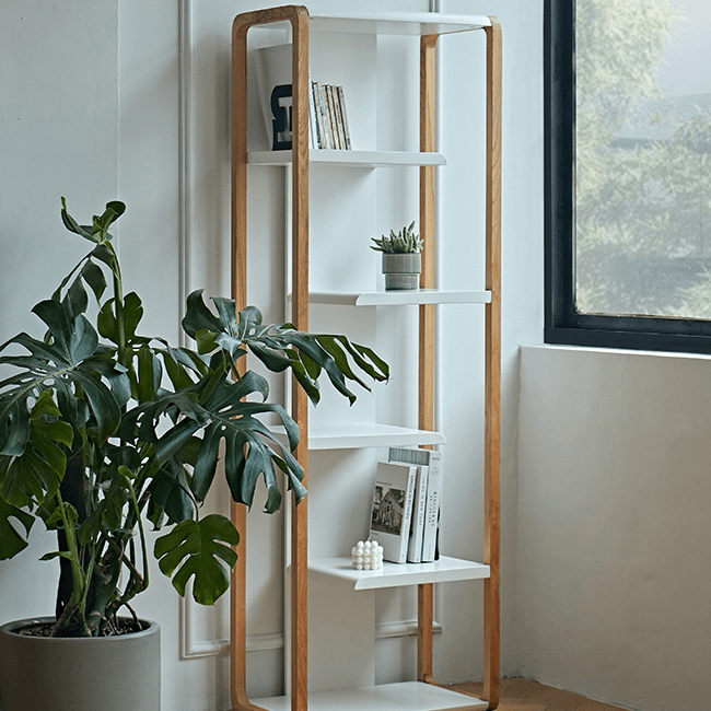 Gizela Solid Wood Bookcase