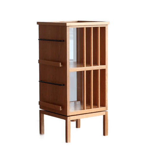 Gorana Rotating Wood Bookcase