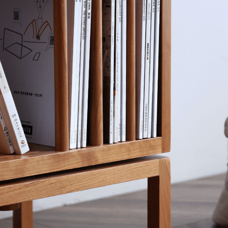 Gorana Rotating Wood Bookcase