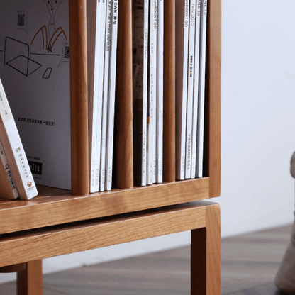 Gorana Rotating Wood Bookcase