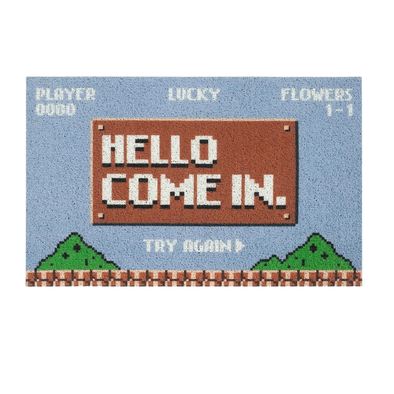 Hello Come In Outdoor Rug